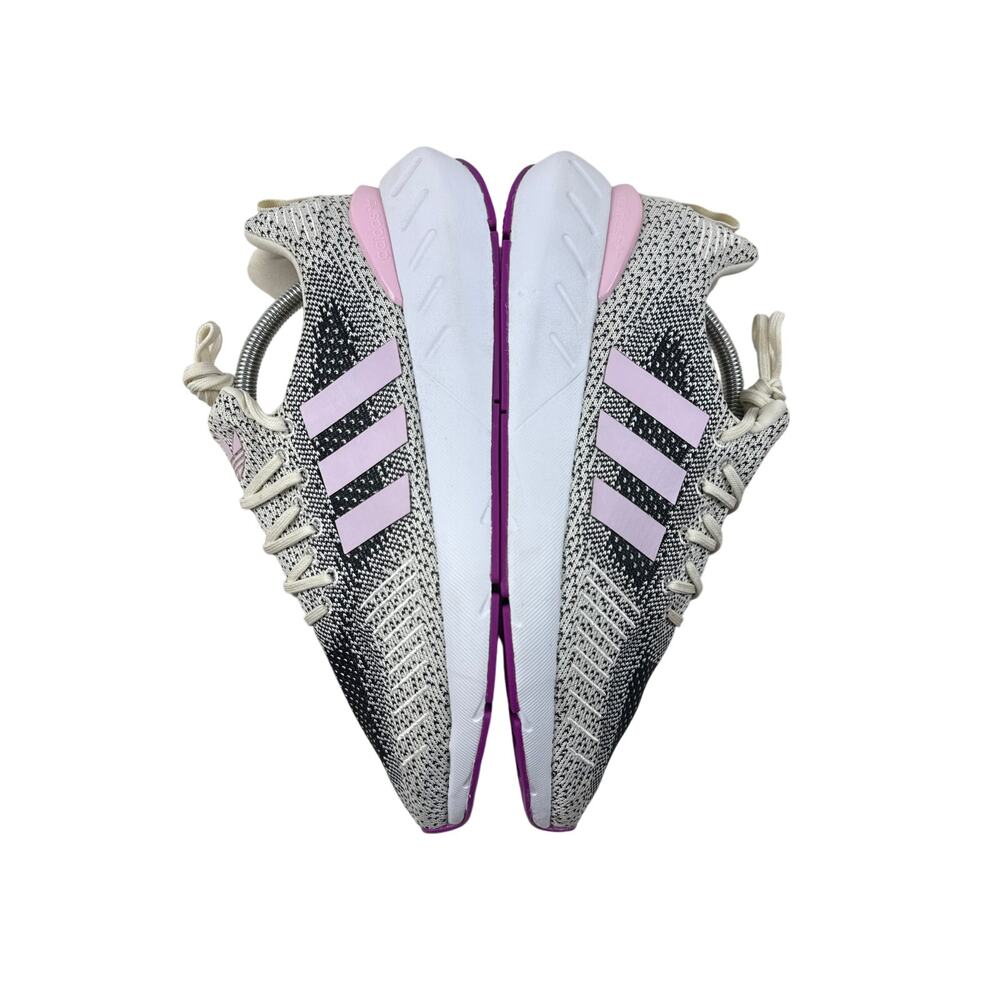 NEW Adidas Swift Run 22 Cream Black Pink Womens Size 10 Sneakers GV7979 - Picture 5 of 9